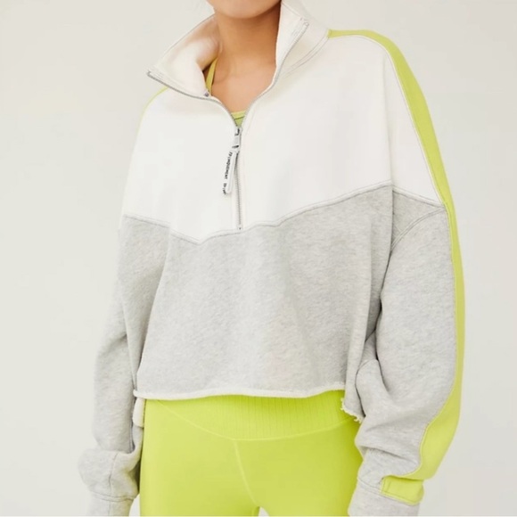 Free People Movement Split Second Half Zip - Picture 1 of 5